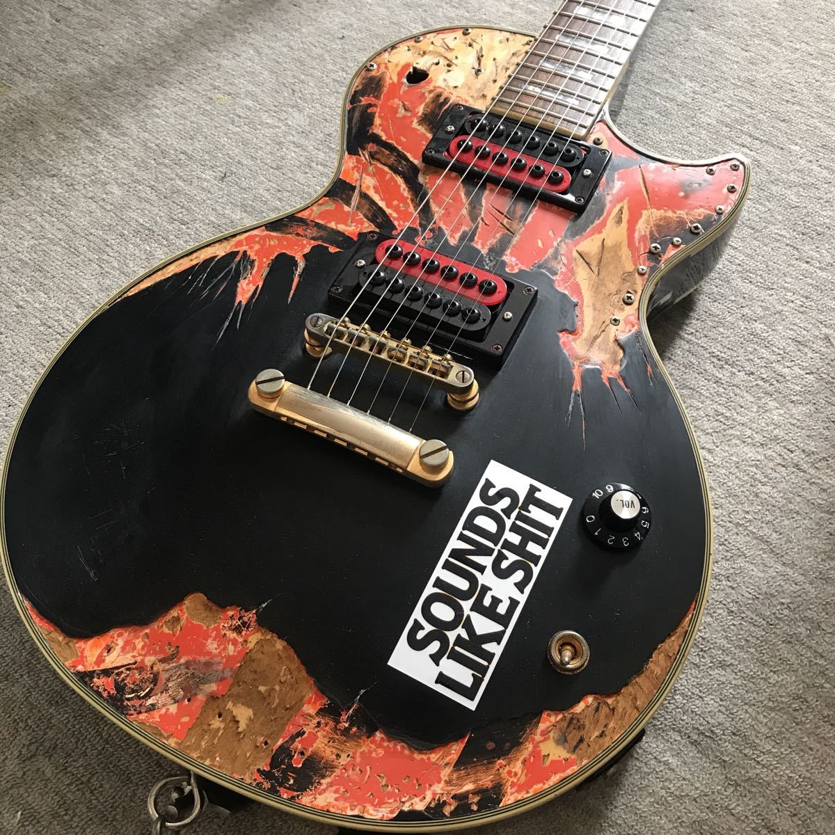 Epiphone エピフォン レスポール カスタム lpc ジャンク Epiphone Les Paul Custom 改造 エピフォン レスポールカスタム