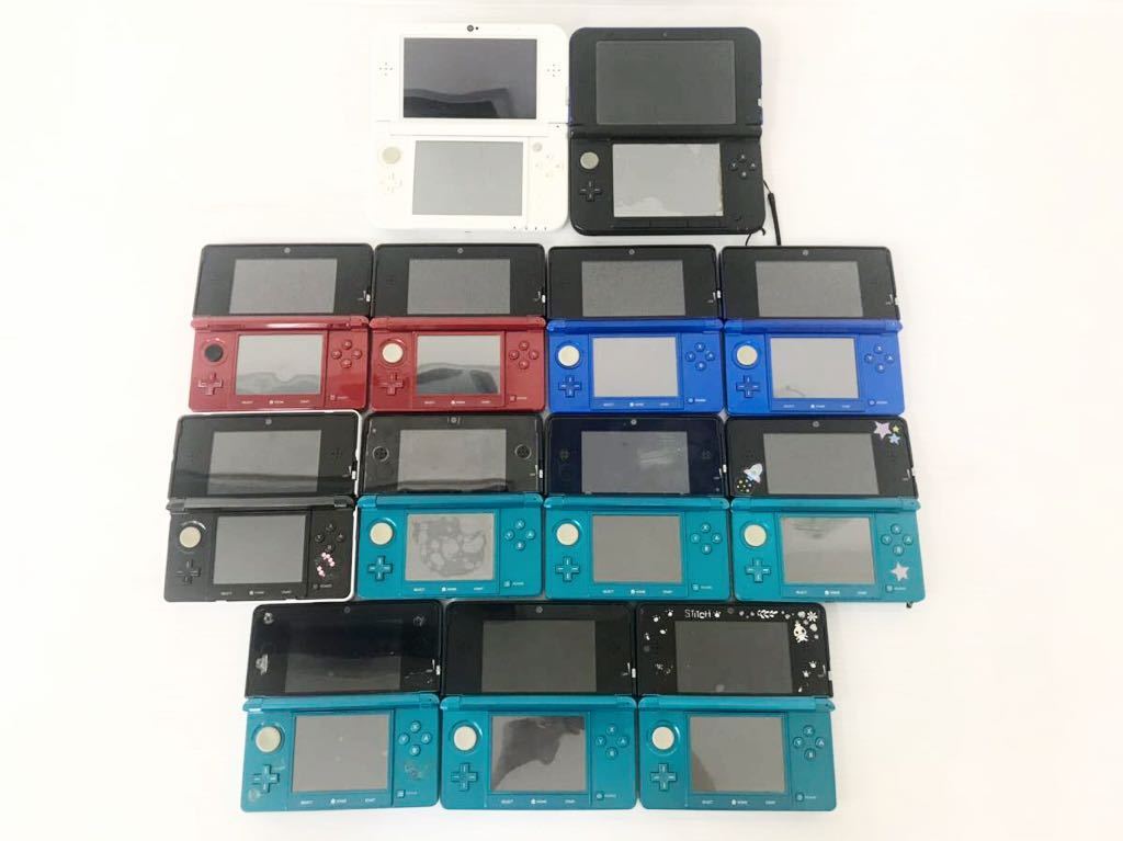 R061509 Nintendo ニンテンドー New 3DS LL / 3DS LL / 3DS 計13台 動作未確認 ジャンク扱い