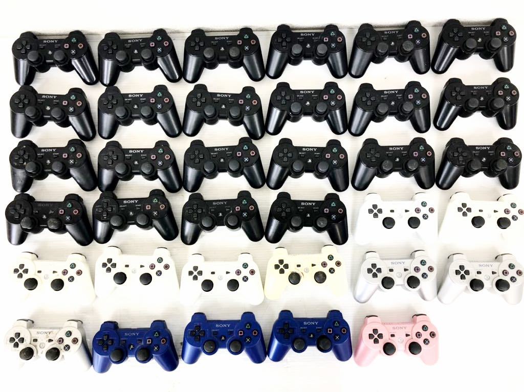 T061502 SONY ソニー PS3 ワイヤレスコントローラー DUALSHOCK3 デュアルショック3 CECHZC2J 動作未確認 ジャンク扱い 35台(アクセサリ、周辺機器)｜売買されたオークション情報、yahooの商品情報をアー アクセサリ、周辺機器