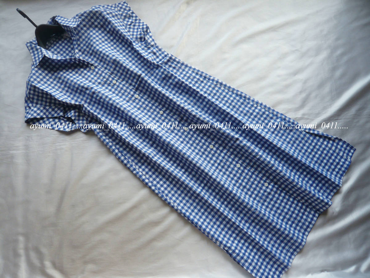グローバルワーク ブルー ギンガムチェック柄 半袖シャツワンピース フリーサイズ Global Work Mサイズ 売買されたオークション情報 Yahooの商品情報をアーカイブ公開 オークファン Aucfan Com