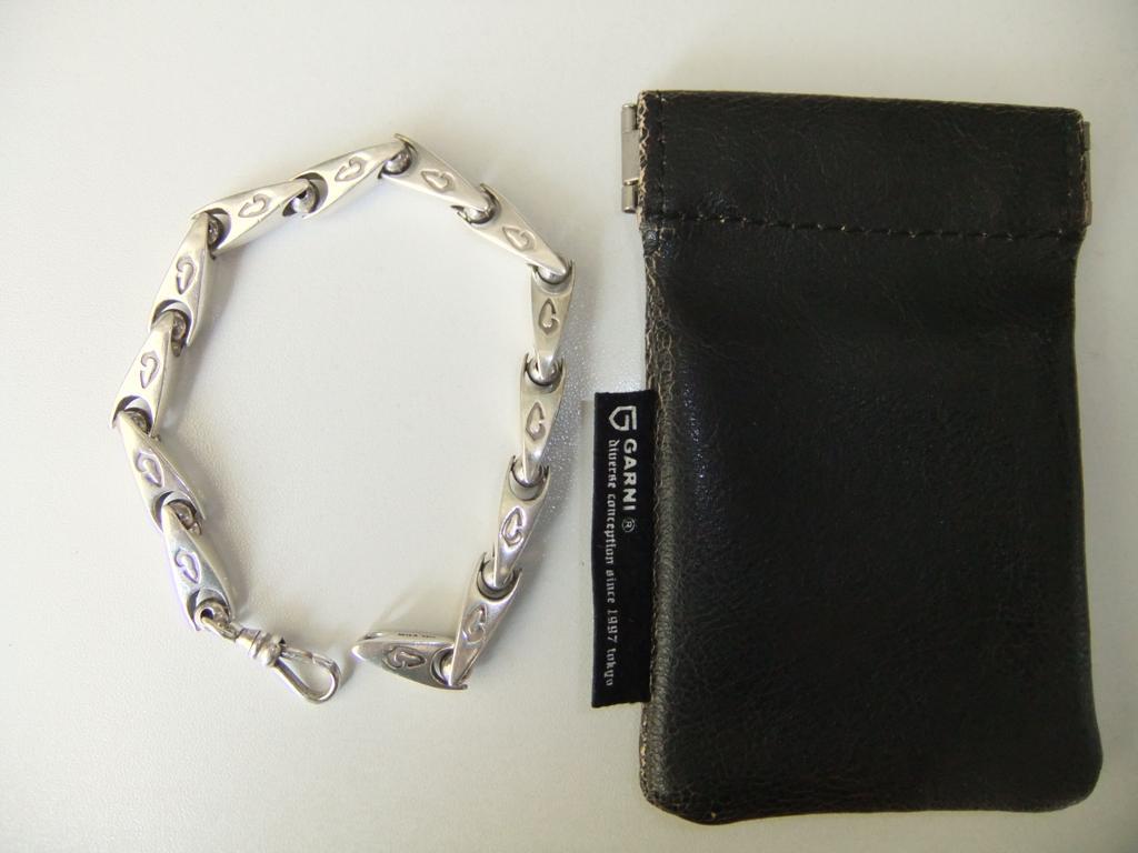 ガルニ(GARNI)ブレスレット｜シルバー925 silver925 レザー ケース 黒 付き