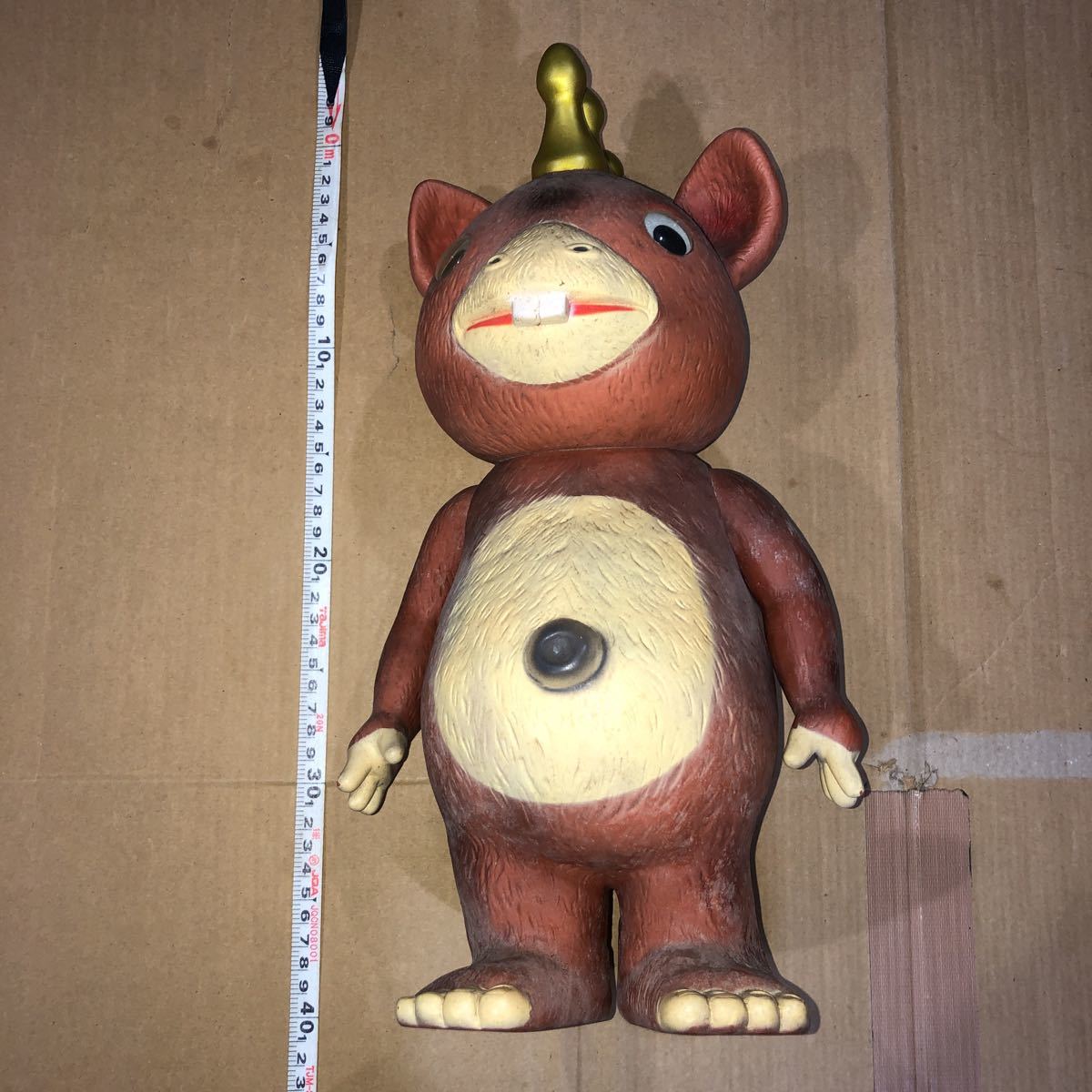 ブースカ　イヌクマ　ソフビ　フィギュア　特大　円谷 イヌクマ ソフビ 全長約40cm 円谷プロ 中古 怪獣ブースカ Yahoo