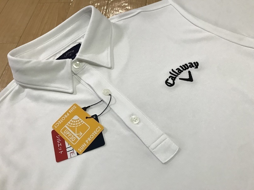 驚きの破格値，最新作 Callaway キャロウェイ SUN PROTECT UPF30 半袖ポロシャツ 241-9257406 ホワイト ＬＬ(キャロウェイ)｜売買されたオークション情報、yahooの商品情報をアーカイブ公開 - オークファン シャツ