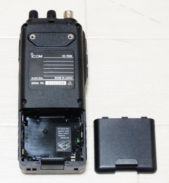 アイコム IC-R20 広帯域受信機 2波同時受信 録音機能搭載 受信改造済