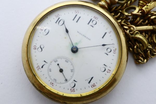 ウォルサム 懐中時計 1円スタート 手巻き WALTHAM - 1円 ⁄ 訳あり 稼働