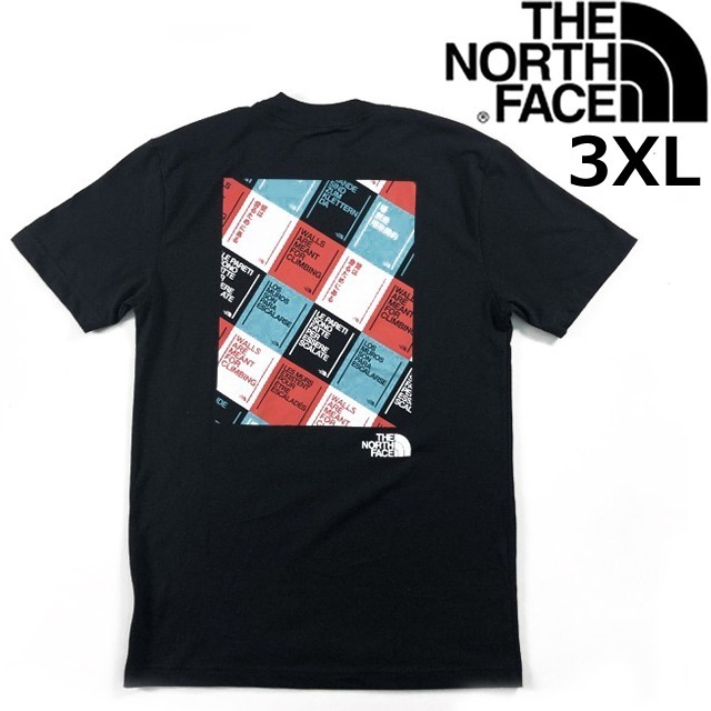 お買い得 1円 売切 正規 THE NORTH FACE S/S WALLS ARE MEANT FOR CLIMBING TEE 半袖 Tシャツ 壁は登るためにある 3XL 黒 180902-23(半袖Tシャツ)｜売買されたオークション情報、yahooの商品情報をアーカイブ公開 - オークフ 男性用