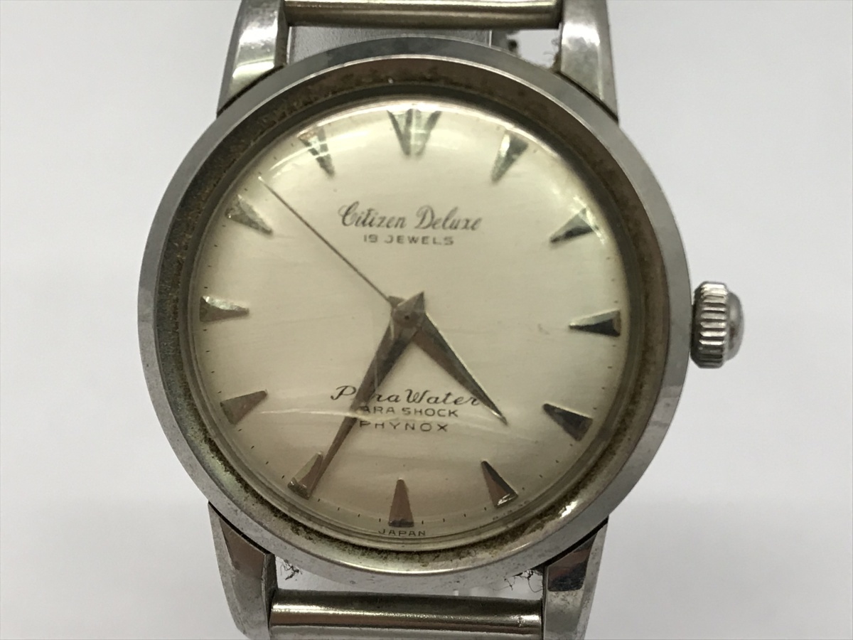 シチズン CITIZEN デラックス 手巻き Deluxe 腕時計 スーパー 