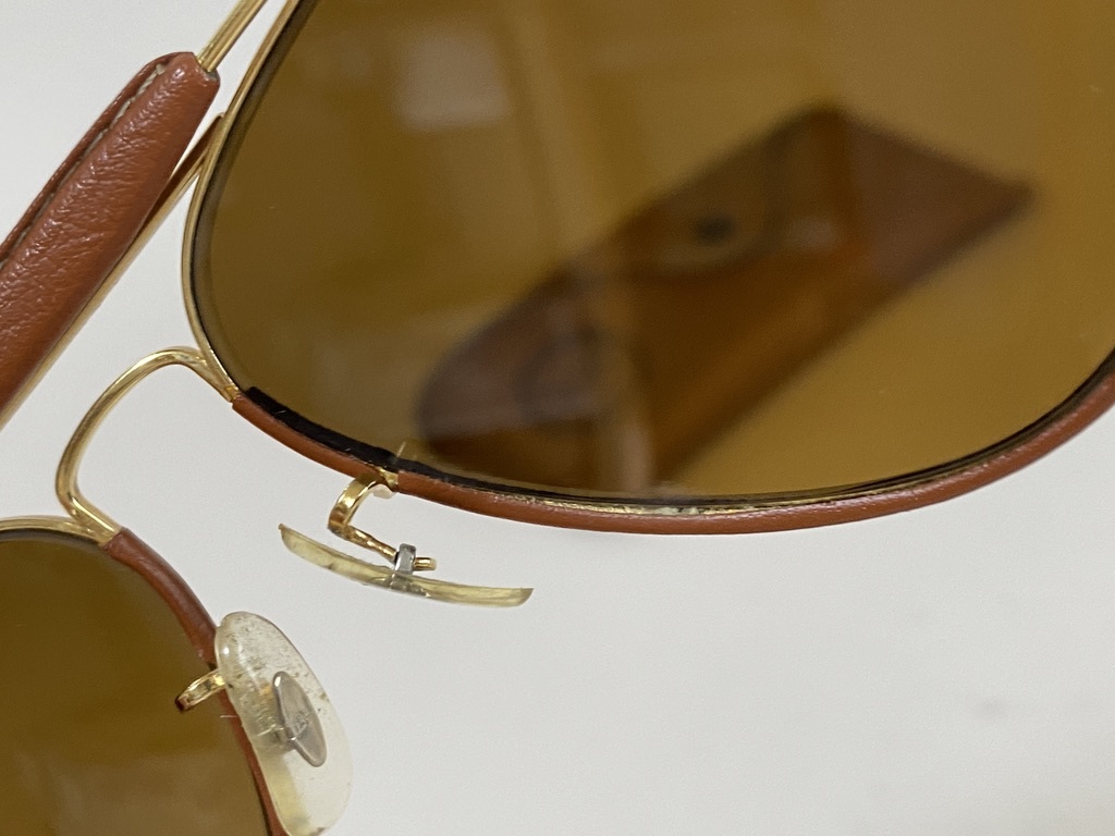 DRIVINGレザー☆B&L RAY-BANボシュロムレイバンOUTDOORS MAN
