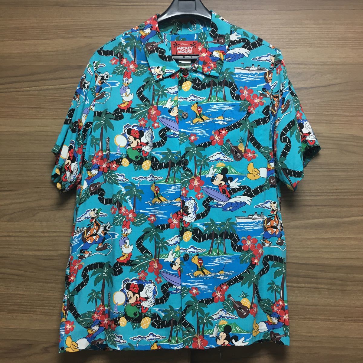 Reyn Sponer ✖︎ Disney アロハシャツ　コットン XS Reyn Spooner レインスプーナー ディズニーアロハシャツ reyn spooner