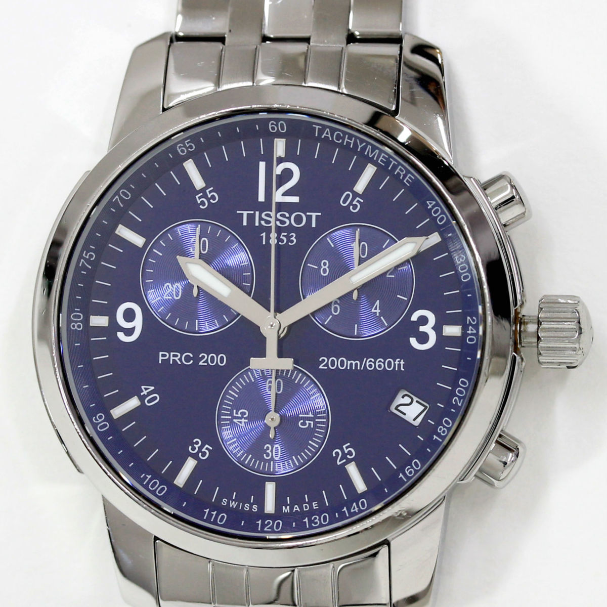 人気，豊富な】 TISSOT ティソ PRC200 T461 クロノグラフ クォーツ メンズ