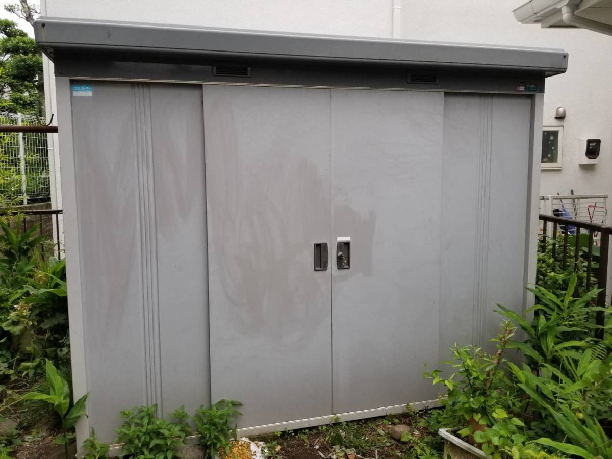 INABA/イナバ物置 MBW-50 窓付き 高さ2 050×幅2 640×奥行1 800mm 解体 