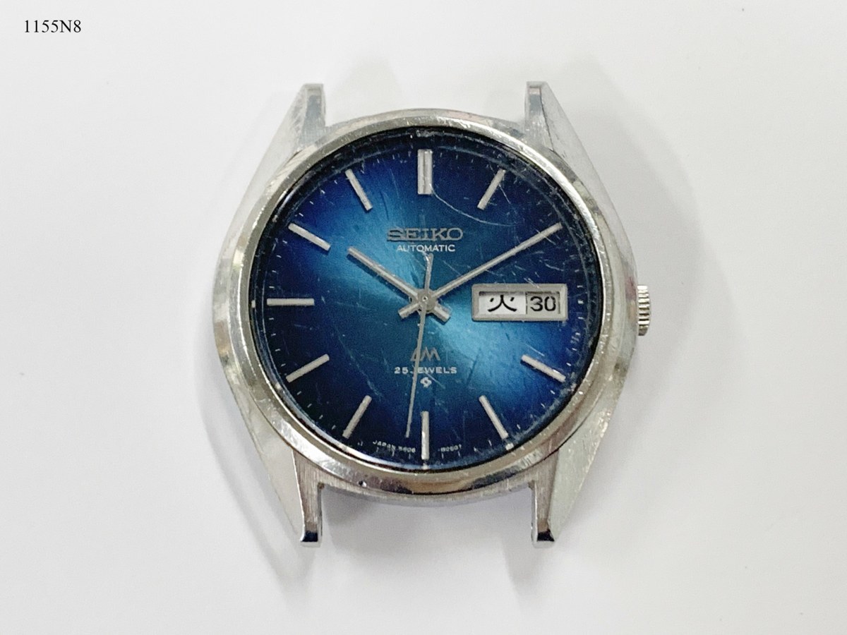 【希少】セイコー 自動巻 デイデイト ブルー 5606-8030 セイコー ロードマチック SEIKO 5606-8030 自動巻き 5606-8031