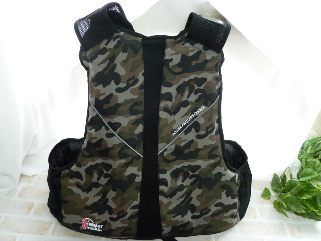 water rochs ライフジャケット フリーサイズ【美品】カモフラ