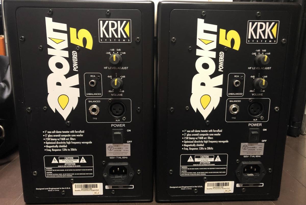 □ KRK Rokit Powered 5 パワードスピーカーペア