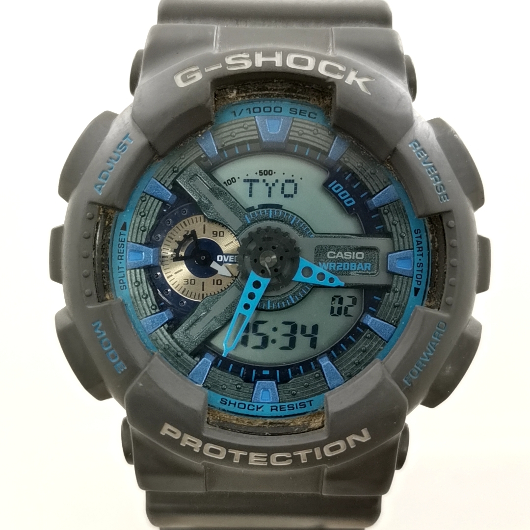人気SALE，低価 カシオジーショック CASIO G-SHOCK 腕時計 デジタル アナログ デジアナ 2針 クォーツ GA-110TS 5146 黒 ブラック系 青系 メンズ(その他)｜売買されたオークション情報、yahooの商品情報をアーカイブ公 その他