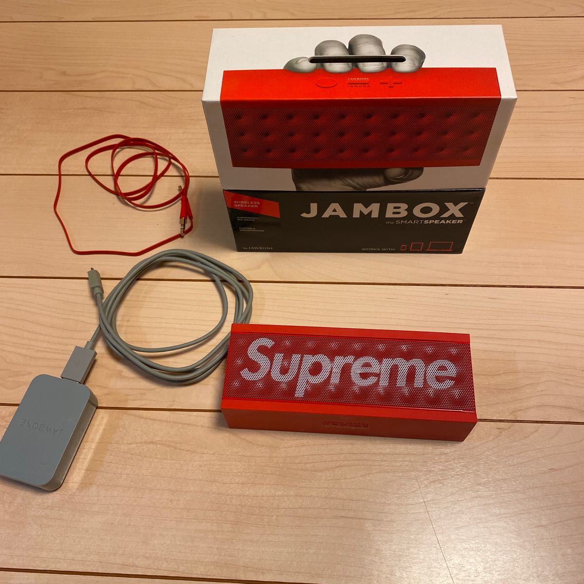 スピーカー・ウーファー supreme jambox Supreme JAMBOX the SMART SPEAKER 美品 Jawbone Jambox Wireless