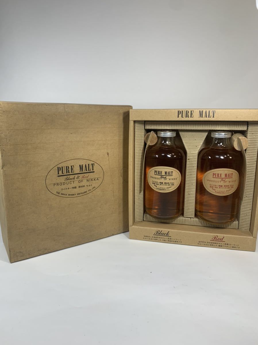 新作入荷，2025 NIKKA ニッカウィスキー ピュアモルト PURE MALT black Red 2本セット(日本)｜売買されたオークション情報、yahooの商品情報をアーカイブ公開 - オークファン 日本