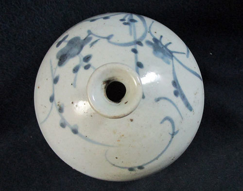 古伊万里 徳利 染付 草花文 VOC 徳利 染付 古伊万里 草文 花器