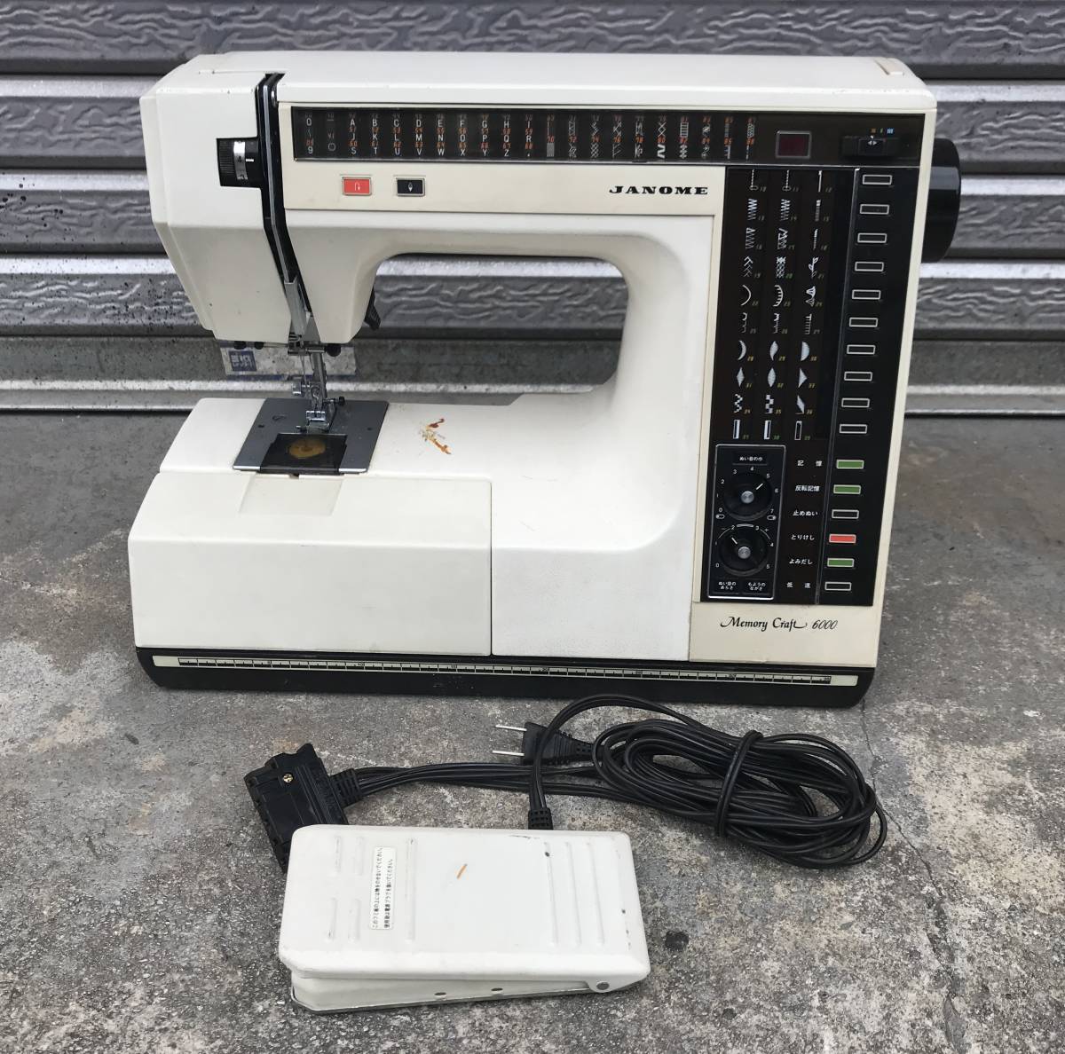 得価，お買い得 ジャンク JANOME ジャノメ MODEL 6000 Memory ジャノメ 