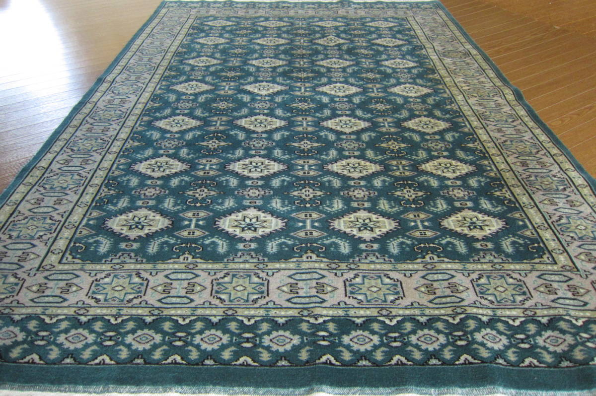 170x122】ウール◇パキスタン産絨毯・カーペット□111-45 【公式通販】