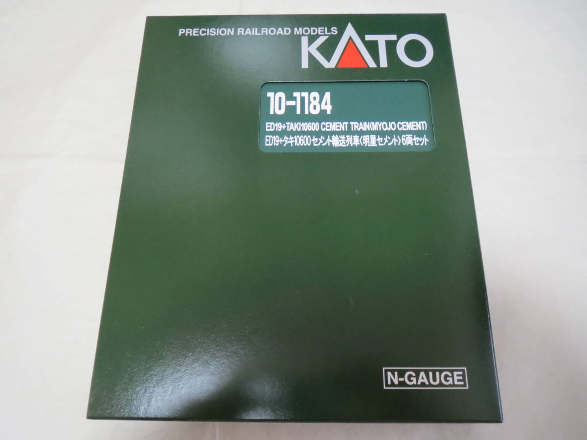 KATO カトー 10-1184 ED19＋タキ10600 セメント輸送列車（明星セメント