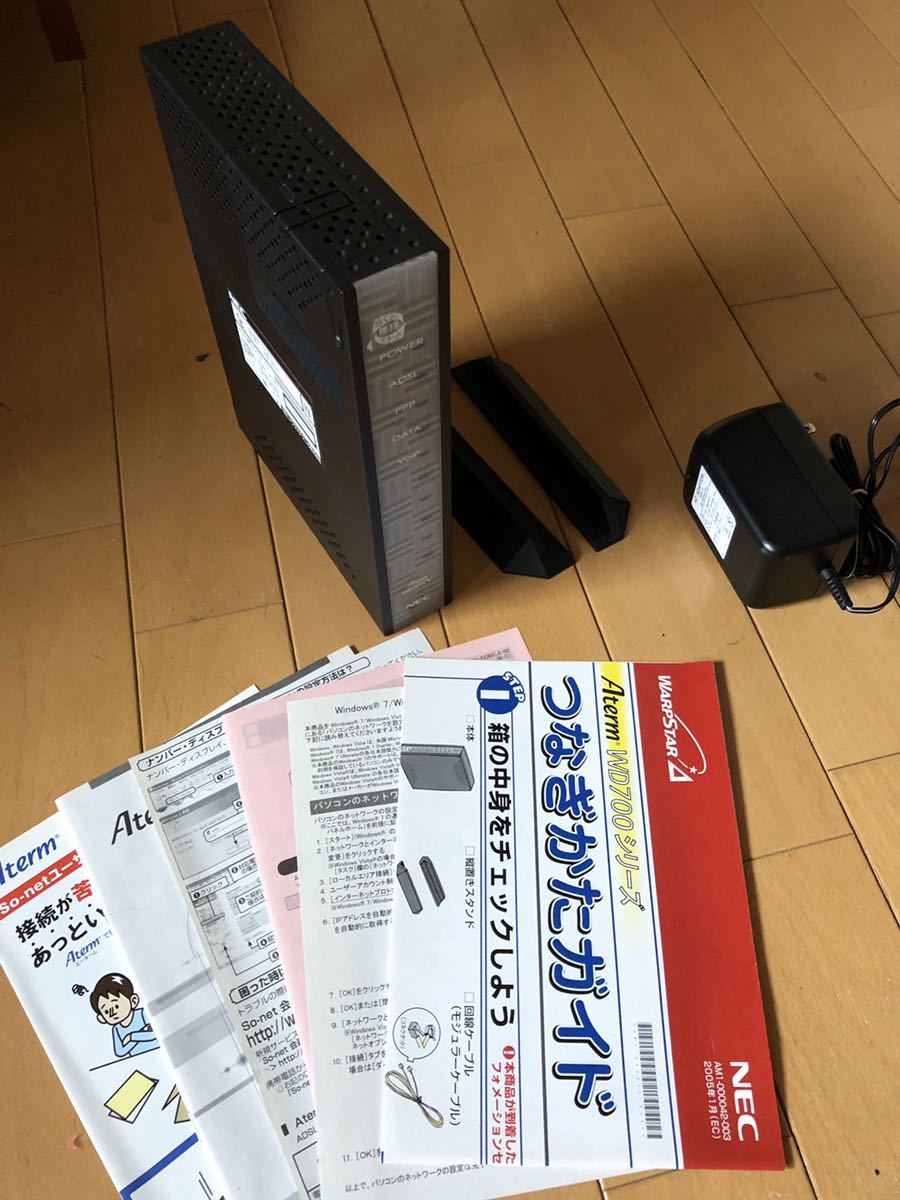 Nec Aterm Wd701cv C L Adsl モデム Adslモデム 売買されたオークション情報 Yahooの商品情報をアーカイブ公開 オークファン Aucfan Com