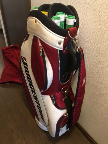 中古品ブリヂストンキャディーバッグ 9型47インチ対応_1