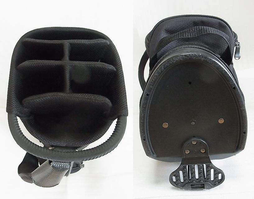 ☆UNDER　ARMOUR　アンダーアーマー　8.5型　スタンドBAG　黒Xグレー☆ アンダーアーマー UA UNDER ストーム ゴルフ 8分の通販