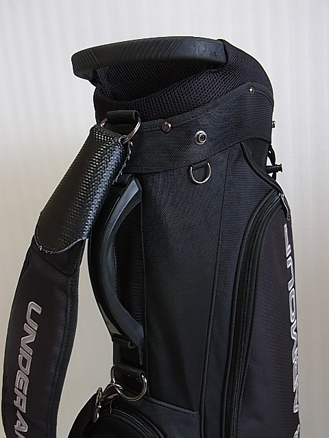 ☆UNDER　ARMOUR　アンダーアーマー　8.5型　スタンドBAG　黒Xグレー☆ アンダーアーマー UA UNDER ストーム ゴルフ 8分の通販