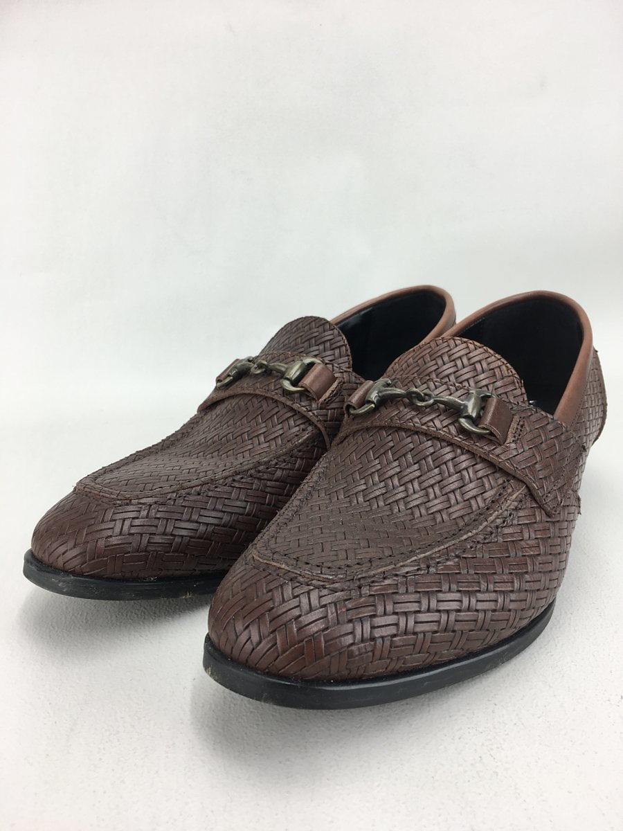  GOSTAR DE FUGA レザー編み込みビットローファー/42/BRW/レザー/GDF15-J11(26.0cm)｜売買されたオークション情報、yahooの商品情報をアーカイブ公開 - オークファン 26.0cm