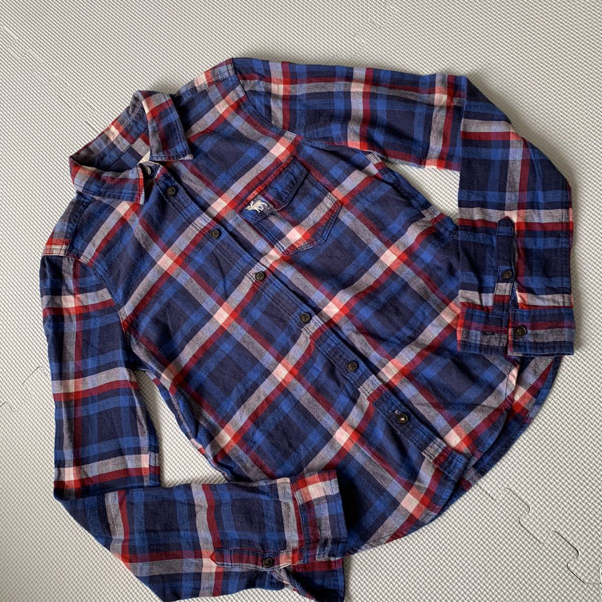 abercrombie&fich アバクロンビー&フィッチ チェックシャツ 長袖シャツ 