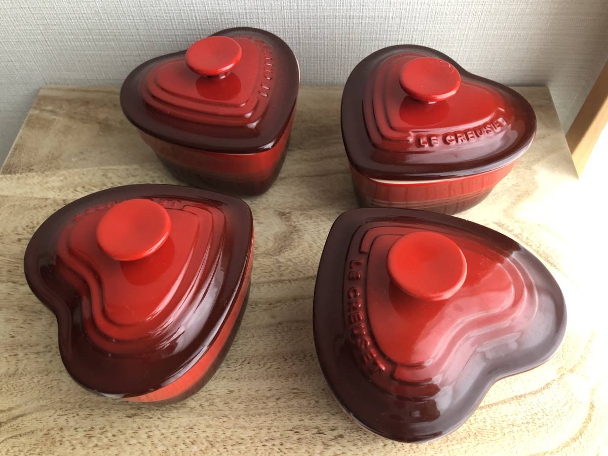 【激安大特価，豊富な】 ル クルーゼ ラムカン チェリーレッド 4個セット(その他)｜売買されたオークション情報、yahooの商品情報をアーカイブ公開 - オークファン その他