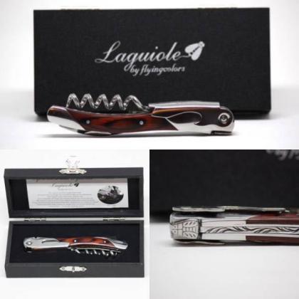 格安，最新作 ラギオール Laguiole 木箱入 ローズウッド ソムリエナイフ(ソムリエナイフ)｜売買されたオークション情報、yahooの商品情報をアーカイブ公開 - オークファン ソムリエナイフ