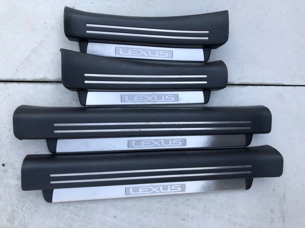 レクサス LS460 後期スカッフプレート 純正 純正 レクサスLS460 F