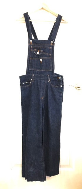 STUSSY ステューシー デニムサロペット オーバーオール S 日本製 裾 