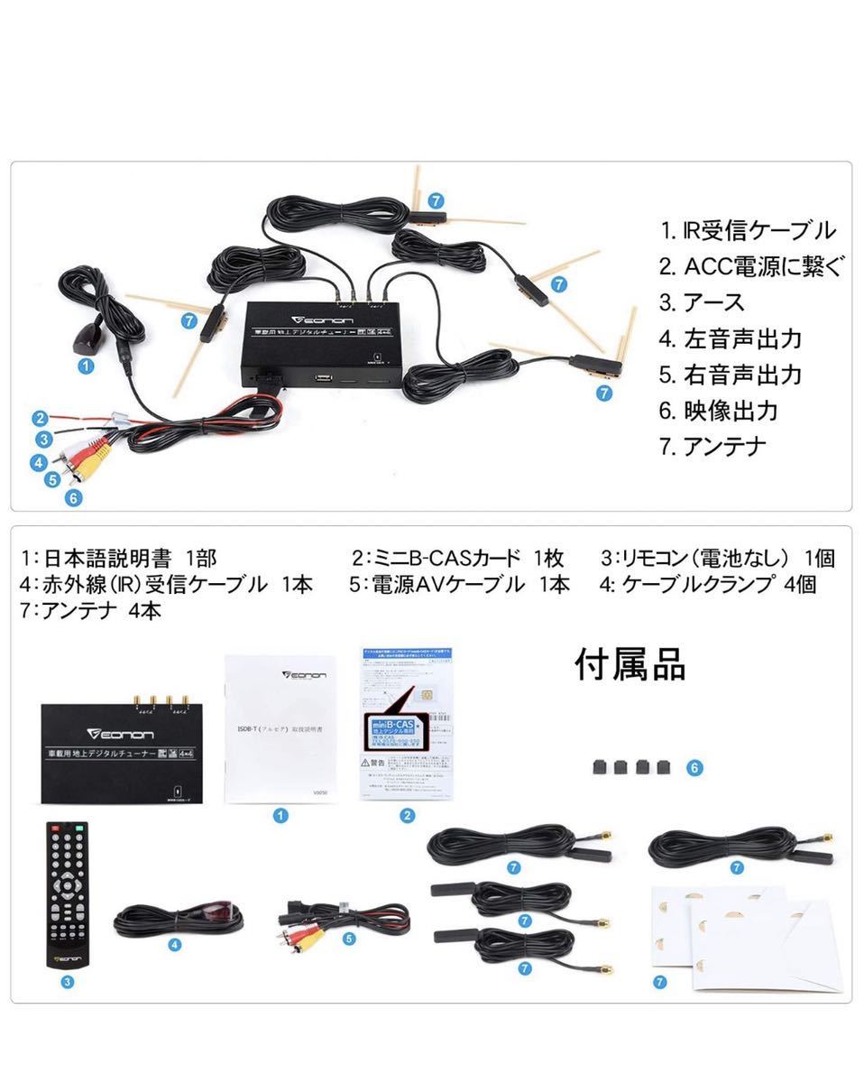 EONON地上デジチューナー フルセグチューナー 新品未使用 【公式通販】