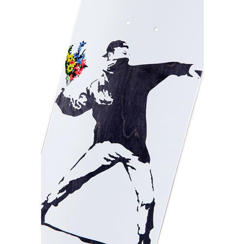  Sync.&times; BRANDALISM SKATEBOARD DECK "FLOWER BOMBER" BANKSY バンクシー MEDICOM TOY(デッキ)｜売買されたオークション情報、yahooの商品情報をアーカイブ公開 - オークファン デッキ