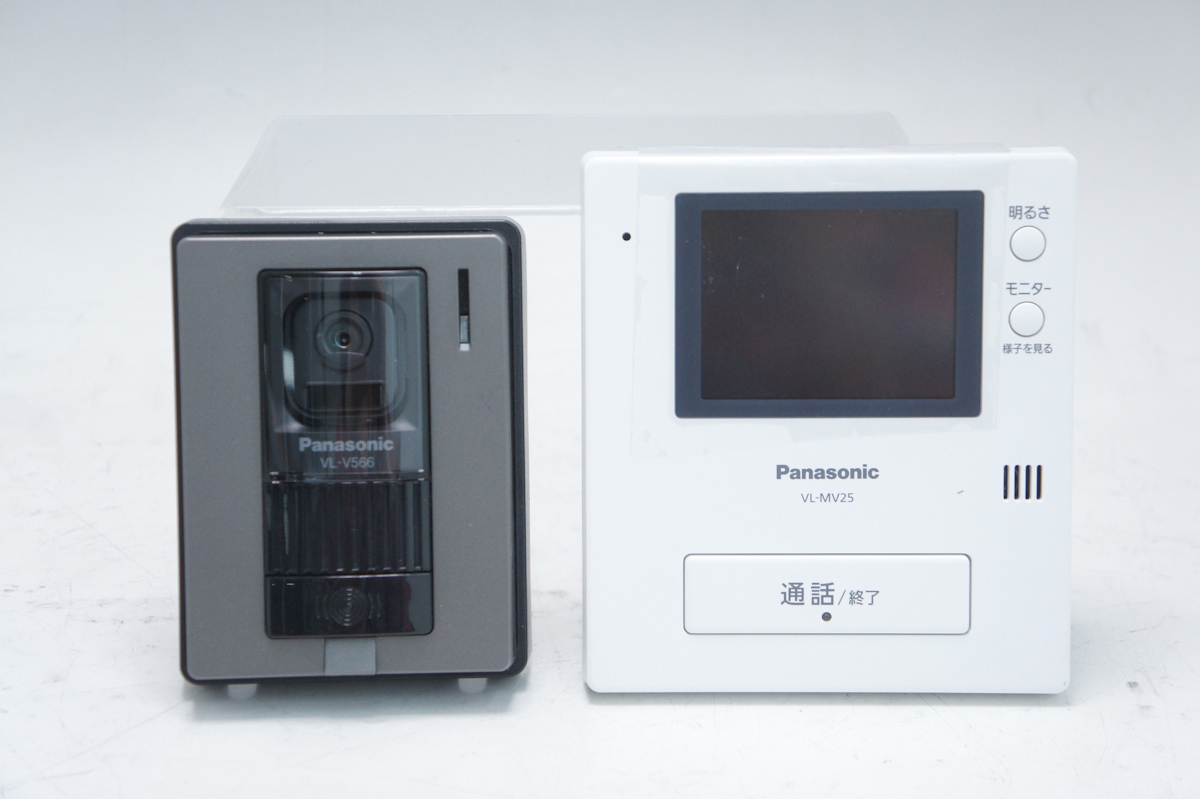  付き Panasonic パナソニック VL-MV25K VL-V566-S ドアホン インターホン カラーカメラ玄関子機＆モニター(インターホン、ドアホン)｜売買されたオークション情報、yahooの商品情報をアーカイブ公開 インターホン、ドアホン