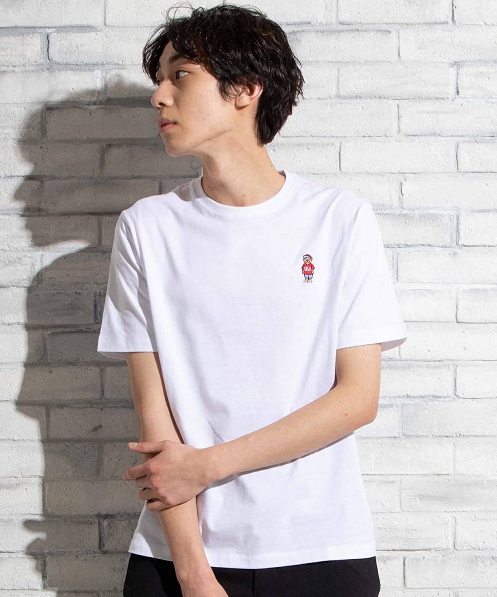 ウィゴー メンズ Wego S L ユニセックス ベア刺繍tシャツ 男性用 売買されたオークション情報 Yahooの商品情報をアーカイブ公開 オークファン Aucfan Com
