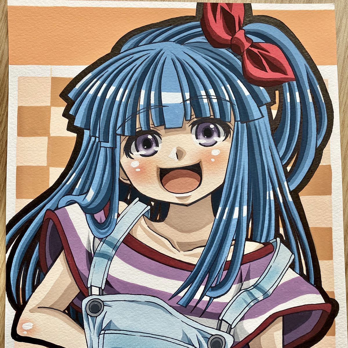 同人手描きイラスト ひぐらしのなく頃に 古手梨花 双子コーデ 弱サイズ 手描きイラスト 売買されたオークション情報 Yahooの商品情報をアーカイブ公開 オークファン Aucfan Com