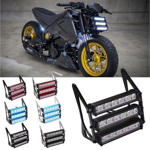 豊富な，得価 注目！☆ 3連 ヘッドライトLED 90w 8000K GROM125