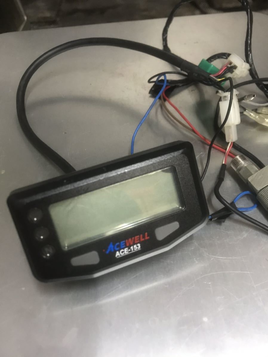 ズーマー Zoomer Af58 実働外し Acewell デジタルメーター 通電確認 カスタム Digital スピード メーター Ace153 Usdm Ruckus Parts メーター 売買されたオークション情報 Yahooの商品情報をアーカイブ公開 オークファン Aucfan Com