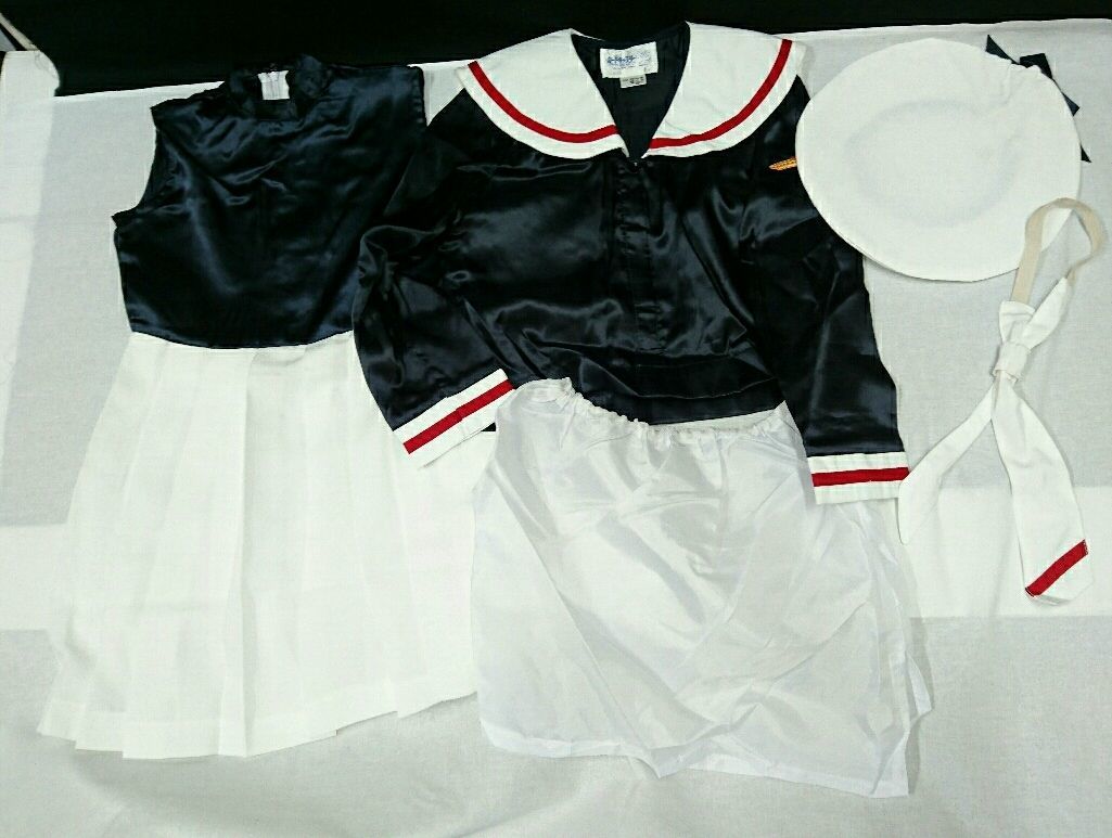 開封 バンダイ キャラリートキッズ カードキャプターさくら 木之本桜 バトルコスチューム 新コスチューム 120 3着セット[24001