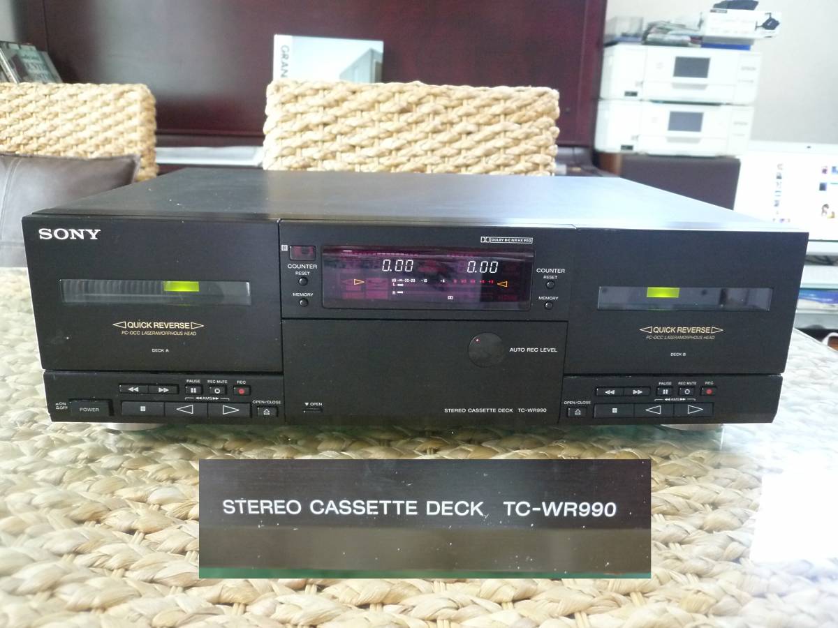 TC-WR990 SONY カセットデッキ ソニー - メルカリ オーディオ機器 192