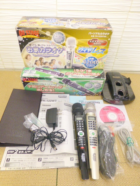 家庭用パーソナルカラオケ ON STAGE オン・ステージ PK-RT1200 ON 家庭用パーソナルカラオケ ON STAGE オン・ステージ PK-RT1200 ON