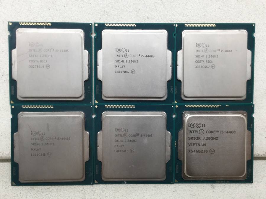 intel CORE i5-4440 4440S 4460 計6枚 CPU■現状品