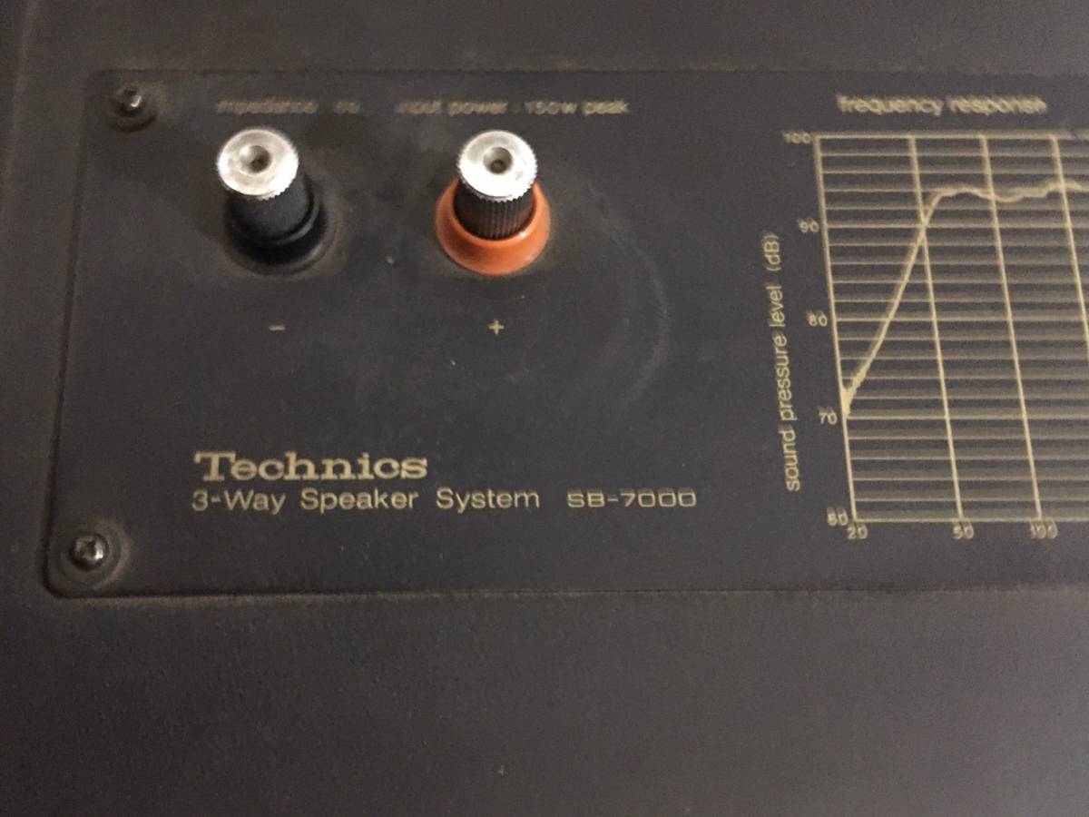 Technics SB-007 3ウェイスピーカー ペア 動作確認済み テクニクス