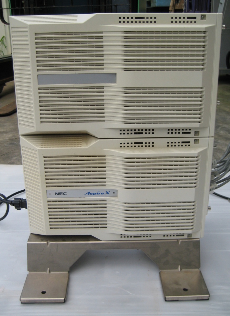 ●NEC オフィスコミュニケーションゲートウェイ AspireX IP3WW-3KSU-E1 主装置 中古品 子機30台セット