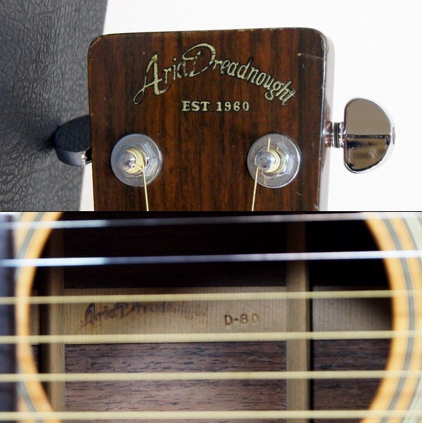 Dreadnought Aria EST.1960 D30 ギター 松岡良治 - メルカリ Guitars