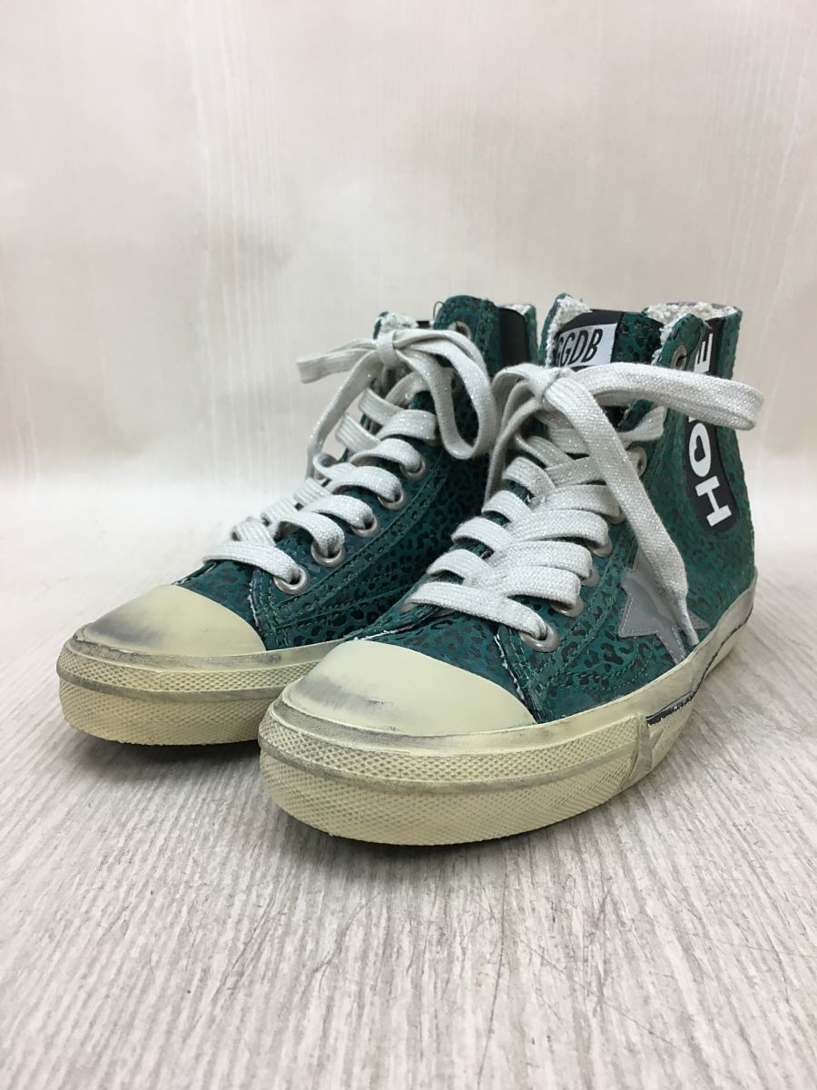  GOLDEN GOOSE GOLDEN GOOSE/VSTAR1/HOPE/ダメージ加工ハイカットスニーカー/36/GRN(22.5cm)｜売買されたオークション情報、yahooの商品情報をアーカイブ公開 - オークファン 22.5cm